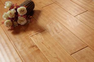 Wholesale prefinished &amp; hand scraped white Birch wood flooring, premium grade from china suppliers