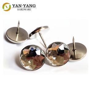 Wholesale Sofa Crystal Round Diamond Acrylic Upholstery Buttons for furniture from china suppliers
