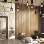 Houses Decorative Acoustic Wood Wall Panels For Classroom Sound Absorption