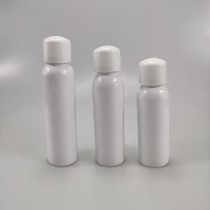 Wholesale PET Collar 100ml 120ml 150ml 180ml 200ml White Sunscreen Spray Bottle for Toner from china suppliers