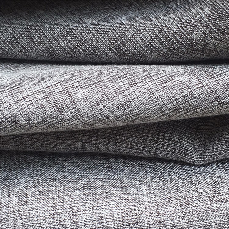 Woven Plain Two-Tone Polyester Cotton Imitation Linen Shirting Fabric