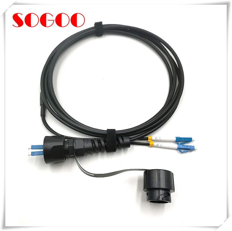 Outdoor Fiber Optic Armored Patch Cord Fullaxs To Odva Cpri Cable For Bbu Rru