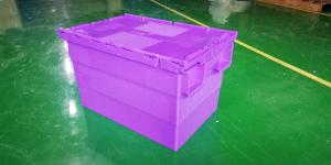 Wholesale Water - Proof 600*400*365 Mm Stacking Plastic Totes With Anti - Theft Button Seal from china suppliers