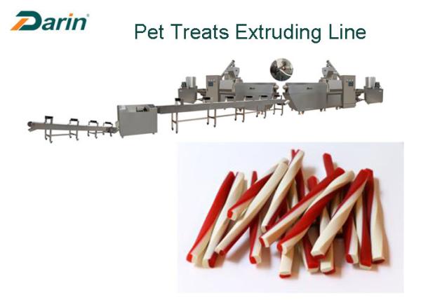 Beef Natural Sticks Dog Food Making Machine Dental Treats Product Single Screw