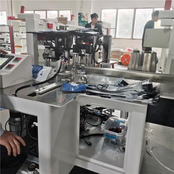 High speed 150 pcs/min vacuum mask packaging machine and logo printing Medical