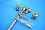 Rose Gold Home Hardware Galvanized Pipe Curtain Rods 28mm 0.3mm 6.7m