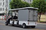 4 Passenger Electric Utility Vehicle with Rear Closed Box