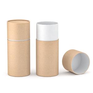 Wholesale Eco Friendly Kraft Paper Tube Packaging / Paper Cylinder Container Disposable from china suppliers