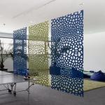 Easy Install PET Acoustic Room Dividers Partition Cubicle Divider Screen