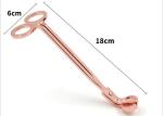 Rose Gold Round Head Candle Wick Scissors Candle Extinguisher First Class