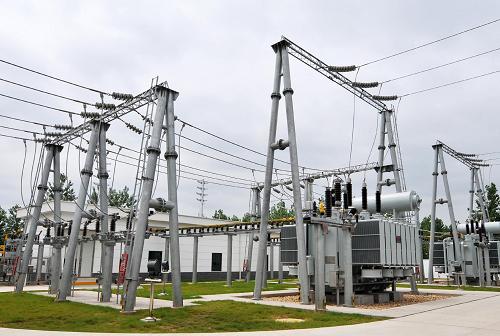 Electrical Power Transmission Angle Steel Substation Transformer Steel Structures