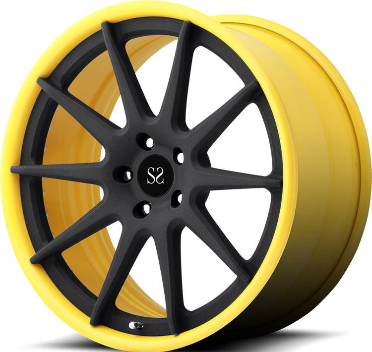 Yellow Barrel For A7L wheels 20 inch 2-PC Forged Alloy Custom Rims