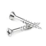Easy Installation Flat Head Stainless Steel M3.3x25mm Chipboard Screw for