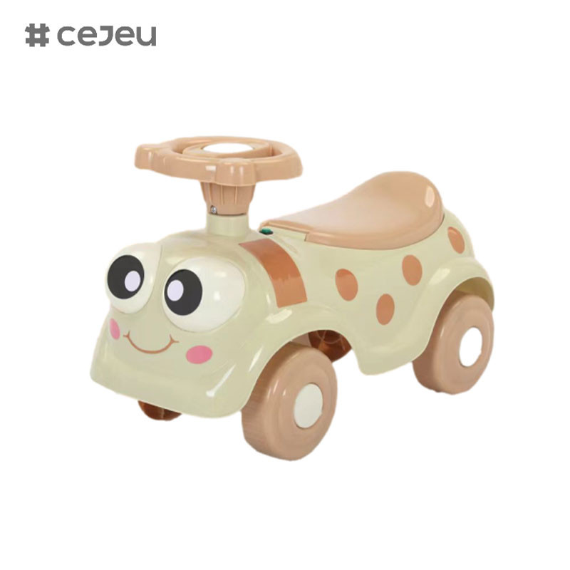 CJ-102,Children's twist car 1-3 years old baby scooter music lighting four-wheel anti-rollover，with Lights/Music Bottom