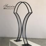 140CM Black Iron Stand For Flower Decoration Metal Wedding Table Centerpieces