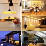Golden Yellow Flexible COB LED Strip Light for Hotel Cabinet Bedroom Kitchen