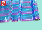 PET Holographic Hot Stamping Foil For Bags Book Wraps Clear Labels Folders Media