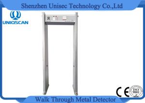Wholesale Archway Walk Through Portable Door Frame Metal Detector Gate 6 Zones Wood Door Panel from china suppliers