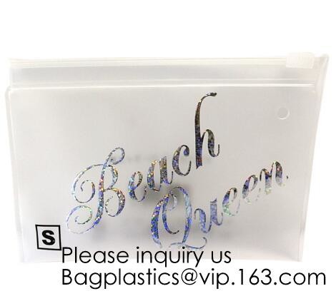 Recyclable Stand-Up Clear Plastic Cosmetic Promotion Packing Bag,Reusable Wet Wipe Eva Stand Up Pouch Bag, bagease, bag