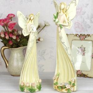 China Angel polyresin candle holder wedding gifts on sale