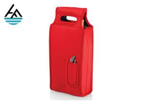 Wholesale Polyester Bottle Cooler Bag 2 Bottle Neoprene Tote Bag Opener For Travel Party from china suppliers