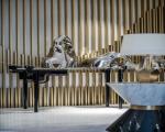 Hairline Bronze Stainless Steel Room Dividers For Facade/Wall Cladding/ Curtain