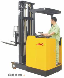 Wholesale Standing Reach Truck 1.5 Ton Capacity , Electric Counterbalance Reach Truck from china suppliers