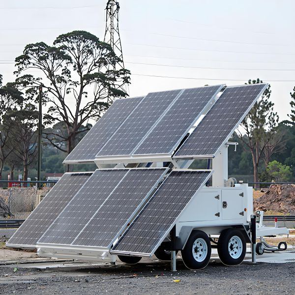 High Quality Mobile Solar Light Tower Remote Connectivity 4G/5G Towable Solar Light Tower Price