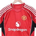 Manchester United 2025-2026 Season Home Fan Version Jersey Supports Group