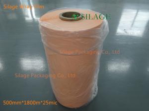 Wholesale 3 Layer Blown Orange Color Silage Bale Wrap Film from china suppliers