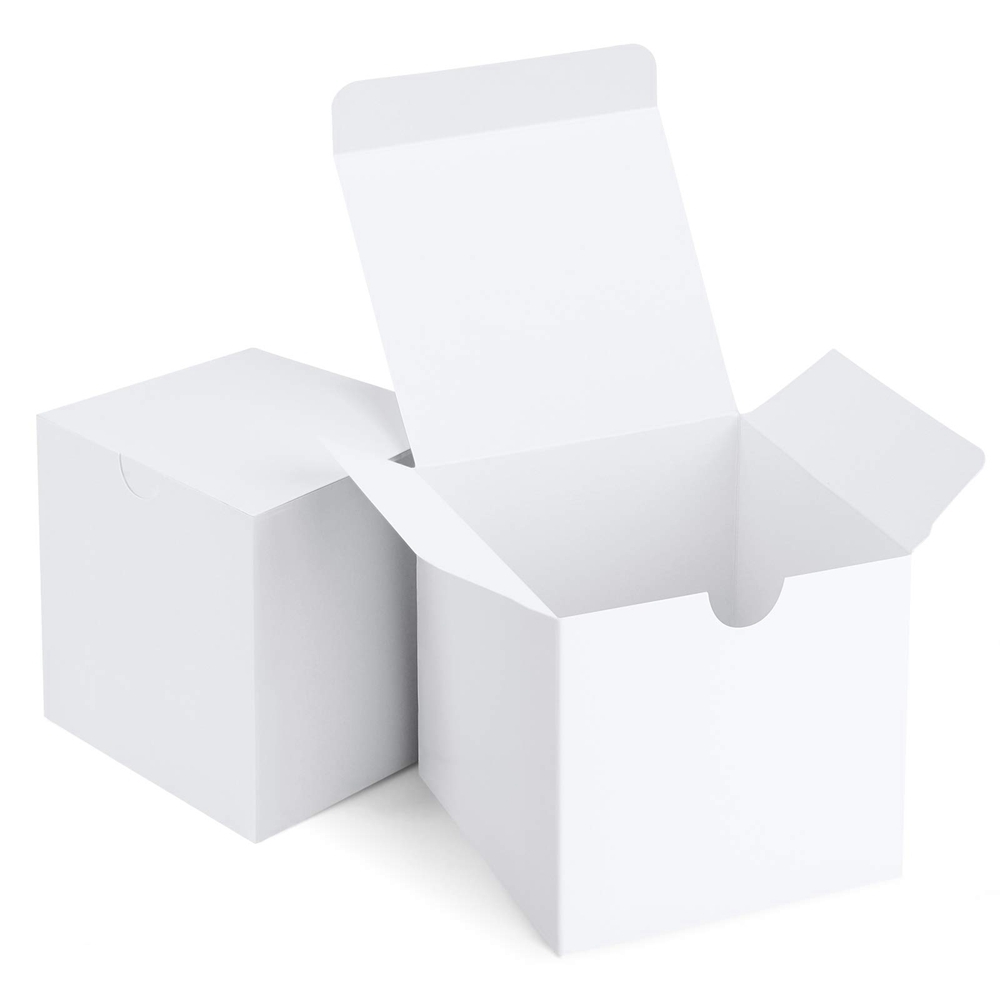 Folding Recyclable White Gift Packaging Kraft Paper Box For Candle Custom Logo OEM ODM