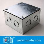 Steel Electrical Conduit Square Junction Box,Metal Enclosure Outdoor box