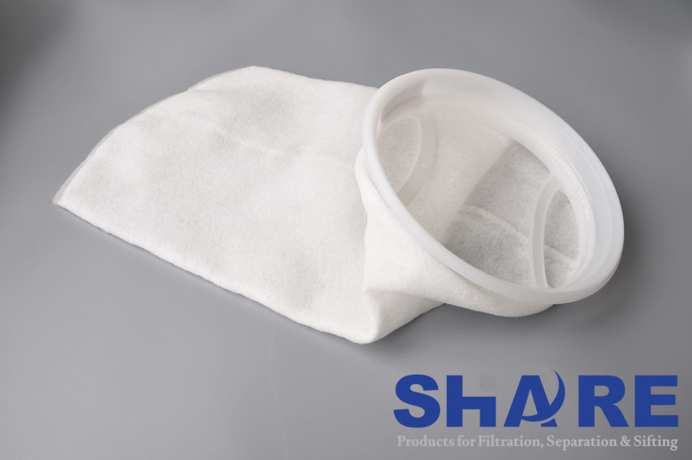 Customized Felt Filter Bags Mesh Opening 0.5um to 300um Bag Size 1 2 3 4 5 and OEM