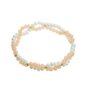 Wholesale Multilayer Crystal Beaded Bracelet Elegant Seed For Daily Wear from china suppliers