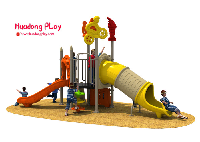 Sports Series Outdoor Playground Slides 600*260*380cm EN1176 Standard Certificate