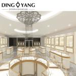Anti Fingerprint Finish Jewelry Shop Interior Design Custom Color Size LOGO
