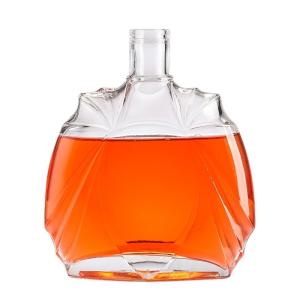 Wholesale Embossed Glass Bottle for Brandy Whisky Vodka Rum Tequila Hot Stamping Large Capacity from china suppliers