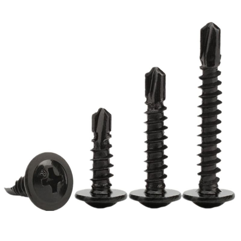 Self drilling dovetail screw with cross drilled design and DIN/GB/ISO thread types