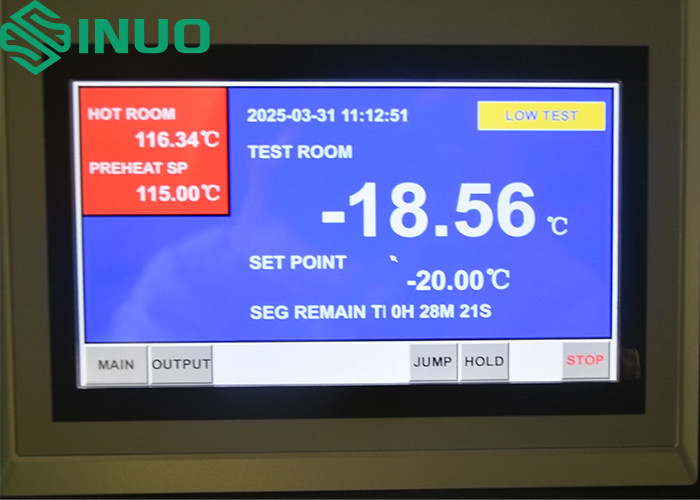 80L Air-Cooled Thermal Shock Test Chamber -40°C To +150°C Test Range