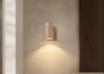 Yellow travertine wall lamp bedroom bedside living room background wall homestay