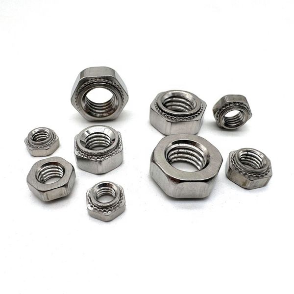 Custom Stainless Steel Hex Clinch Nut Hexagonal Press Fit Nuts For Sheet Metal