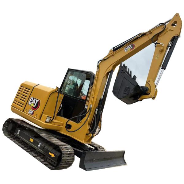 6 Ton CAT 306E Used Mini Excavator Hydraulic Caterpillar Small Digger Earthmovin