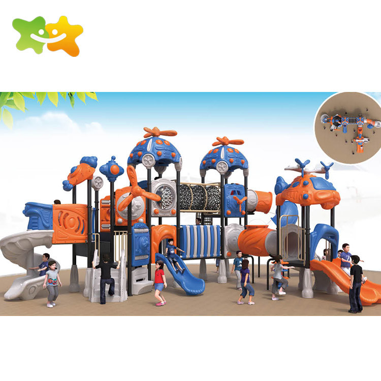 Customized Size Windmill Kids Plastic Playground Slide