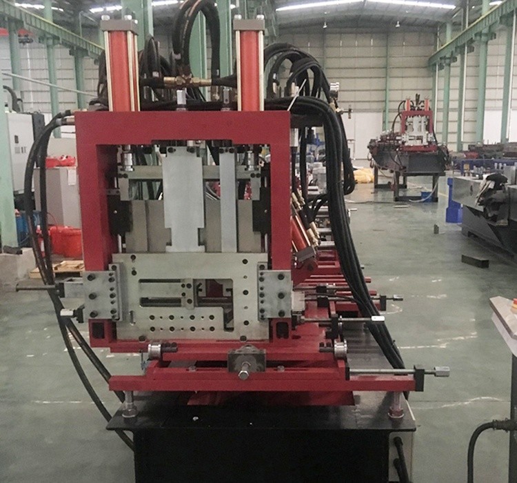 Automatic Building Material C U Z Steel Purlin Profile Roll Forming Machine