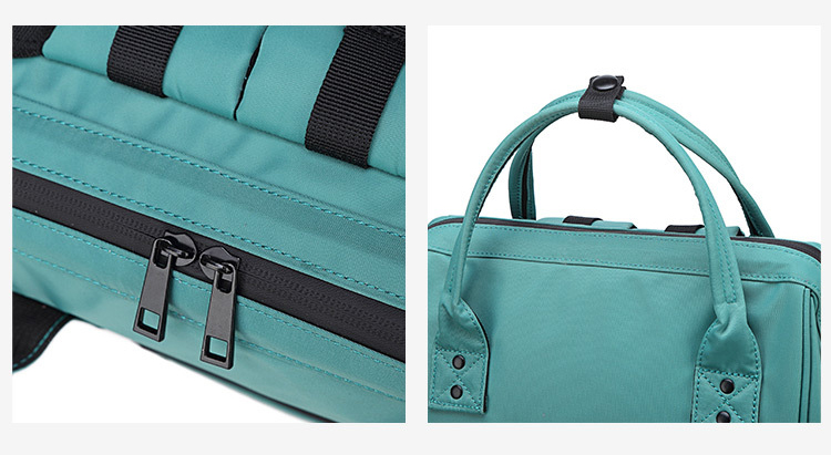 Multifunction Nylon Women Diaper Bags Bookbag 30*12*36cm