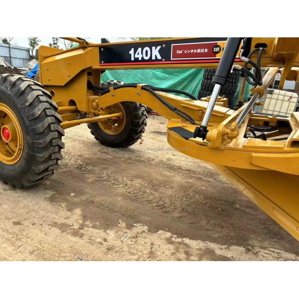 17000 KG Good Condition Original USA Used CAT 140H Motor Grader Secondhand Caterpillar 140 140G 140K