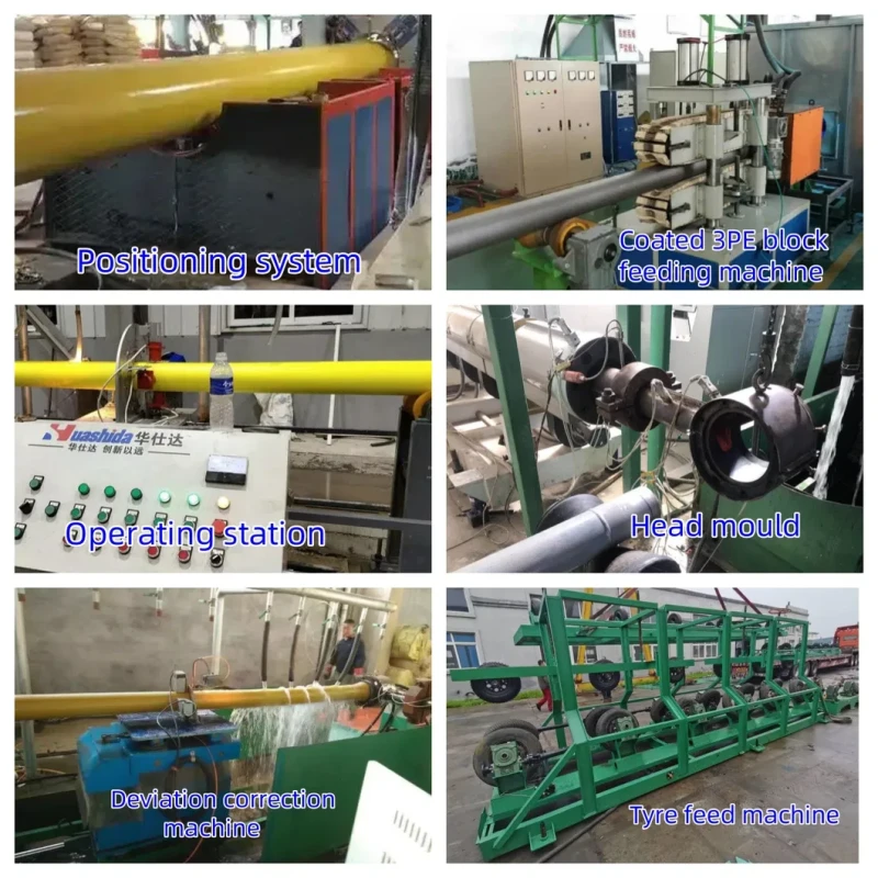 Buried One-Step Polyurethane Insulated Pipe Production Line for Thermal Pipelines