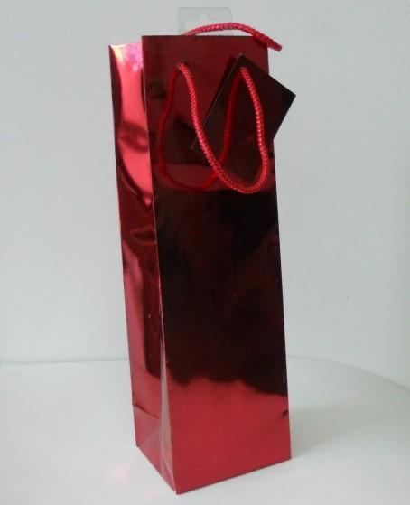 holographic paper bag for wine holographic paper wine bag