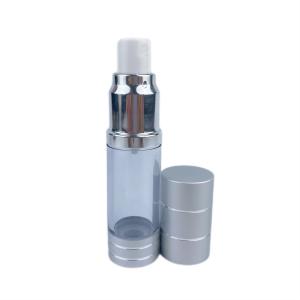Wholesale Printing Screw Cap Airless Pump Bottle 15ML Cosmetic Jar Round Plastic from china suppliers