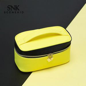 Wholesale Eco Friendly Versatile Double Zip PU Makeup Bag from china suppliers